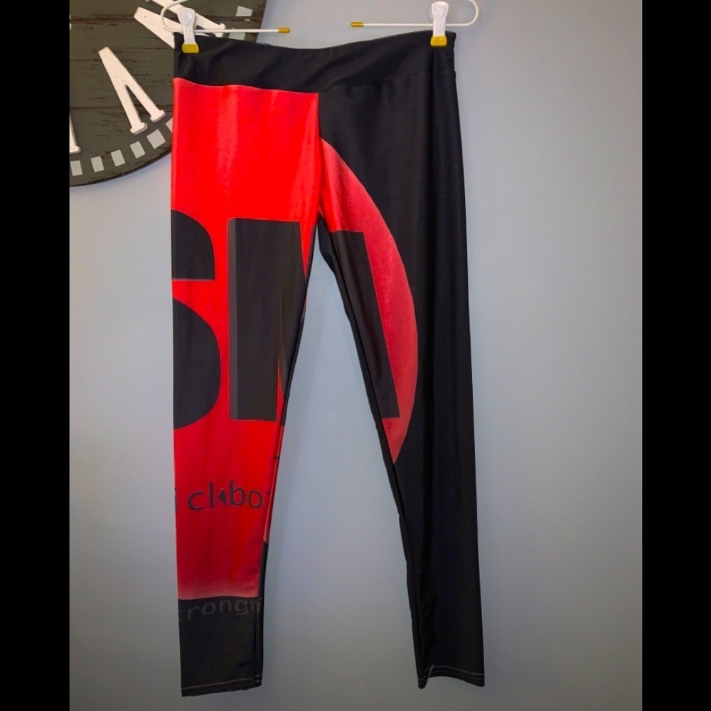 3/20⭐️Teespring long gray andorange leggings large